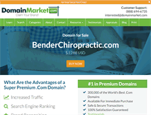 Tablet Screenshot of benderchiropractic.com